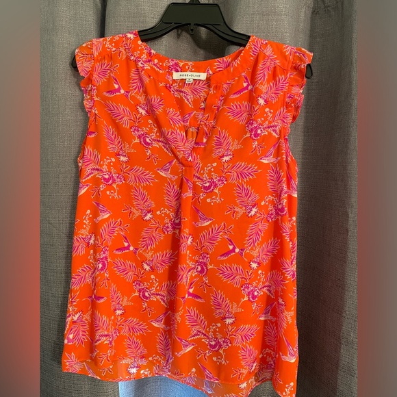 Bird and flower print blouse - Picture 1 of 2